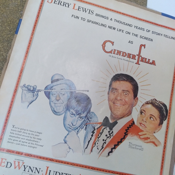 1960 Movie Ad - Cinderfella- Jerry Lewis, Judith Anderson, Ed Wynn... - Picture 15 of 15